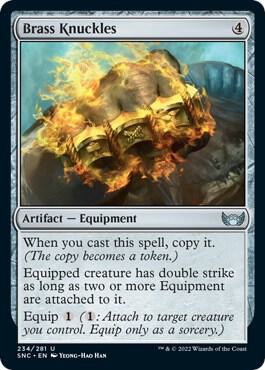Brass Knuckles card from Streets of New Capenna