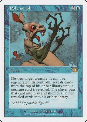 Polymorph card from Classic Sixth Edition