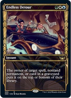 Endless Detour (Showcase) card from Streets of New Capenna