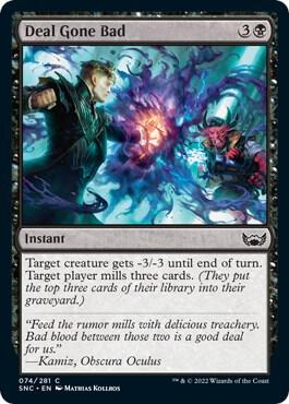 Deal Gone Bad card from Streets of New Capenna