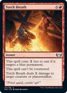 Torch Breath card from Streets of New Capenna