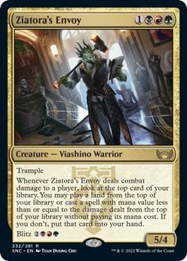 Ziatora's Envoy card from Streets of New Capenna