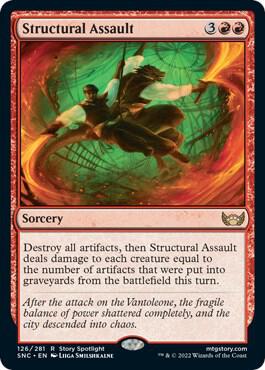 Structural Assault card from Streets of New Capenna