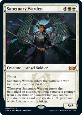 Sanctuary Warden card from Streets of New Capenna