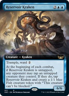 Reservoir Kraken (Extended Art) card from Streets of New Capenna