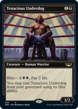 Tenacious Underdog (Showcase) card from Streets of New Capenna