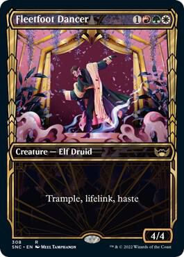 Fleetfoot Dancer (Showcase) card from Streets of New Capenna