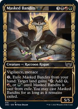 Masked Bandits (Showcase) card from Streets of New Capenna