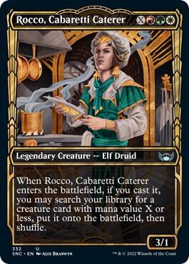 Rocco, Cabaretti Caterer (Showcase) card from Streets of New Capenna