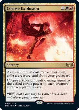 Corpse Explosion card from Streets of New Capenna