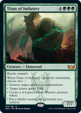 Titan of Industry card from Streets of New Capenna