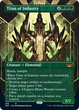Titan of Industry (Borderless) card from Streets of New Capenna