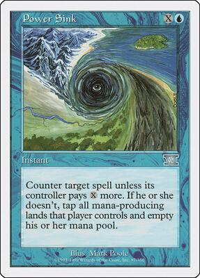 Power Sink card from Classic Sixth Edition