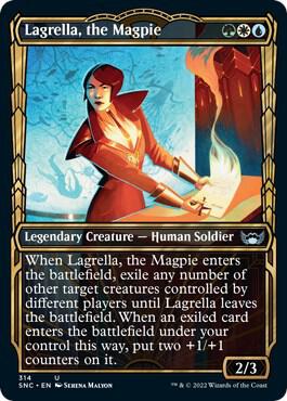 Lagrella, the Magpie (Showcase) card from Streets of New Capenna
