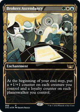 Brokers Ascendancy (Gilded Foil) card from Streets of New Capenna