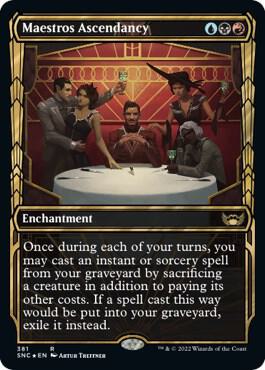 Maestros Ascendancy (Gilded Foil) card from Streets of New Capenna
