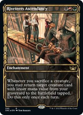 Riveteers Ascendancy (Gilded Foil) card from Streets of New Capenna