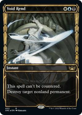Void Rend (Gilded Foil) card from Streets of New Capenna