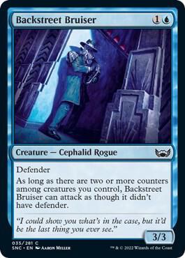 Backstreet Bruiser card from Streets of New Capenna