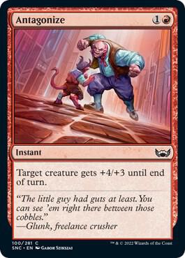 Antagonize card from Streets of New Capenna