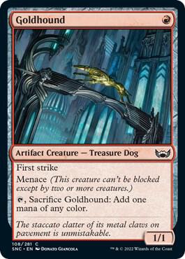 Goldhound card from Streets of New Capenna
