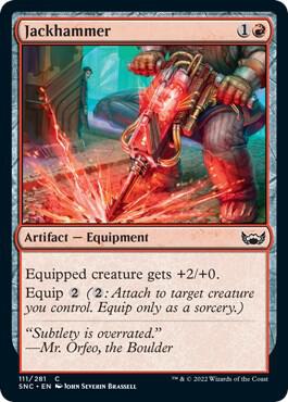 Jackhammer card from Streets of New Capenna