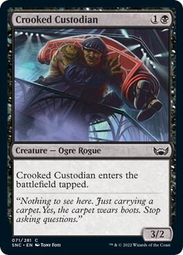 Crooked Custodian card from Streets of New Capenna