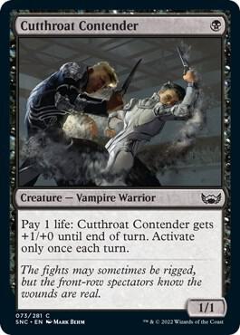Cutthroat Contender card from Streets of New Capenna