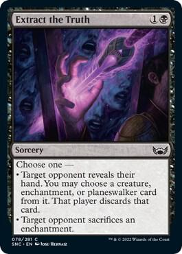 Extract the Truth card from Streets of New Capenna