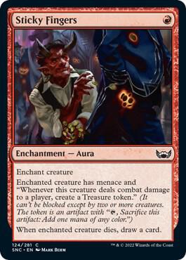 Sticky Fingers card from Streets of New Capenna