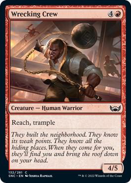Wrecking Crew card from Streets of New Capenna