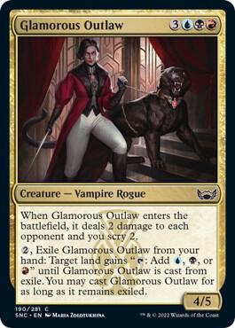 Glamorous Outlaw card from Streets of New Capenna