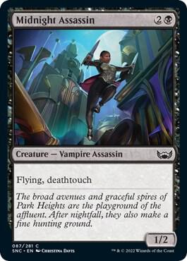 Midnight Assassin card from Streets of New Capenna