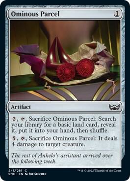 Ominous Parcel card from Streets of New Capenna