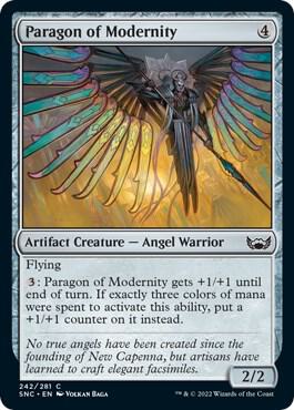 Paragon of Modernity card from Streets of New Capenna