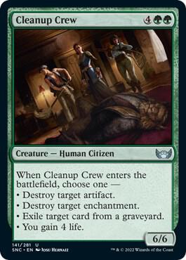 Cleanup Crew card from Streets of New Capenna