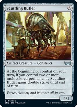 Scuttling Butler card from Streets of New Capenna