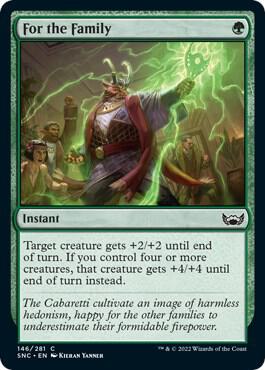 For the Family card from Streets of New Capenna