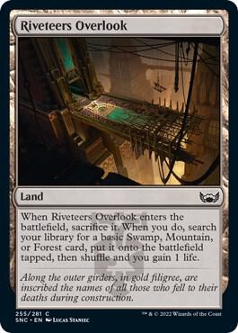 Riveteers Overlook card from Streets of New Capenna