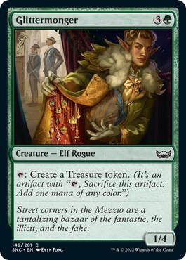 Glittermonger card from Streets of New Capenna