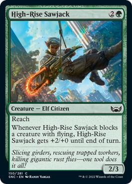 High-Rise Sawjack card from Streets of New Capenna