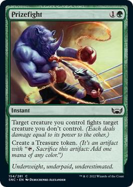 Prizefight card from Streets of New Capenna