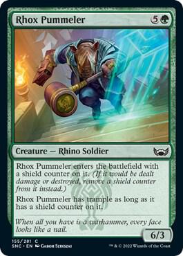 Rhox Pummeler card from Streets of New Capenna