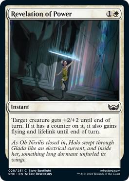Revelation of Power card from Streets of New Capenna
