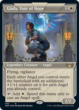 Giada, Font of Hope (Showcase) (Foil Etched) card from Streets of New Capenna