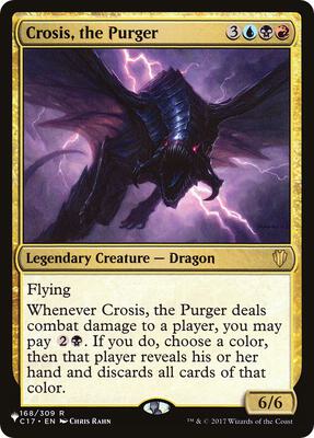 Crosis, the Purger card from The List Reprints