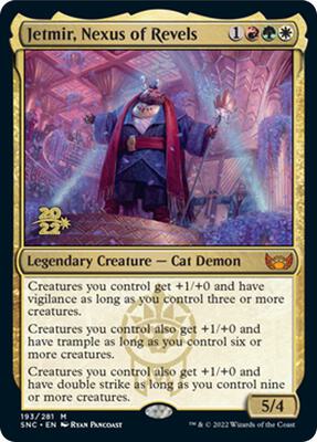 Jetmir, Nexus of Revels card from Prerelease Cards