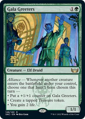 Gala Greeters card from Prerelease Cards
