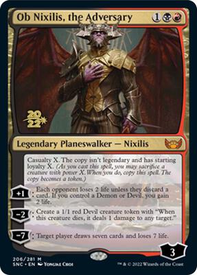 Ob Nixilis, the Adversary card from Prerelease Cards