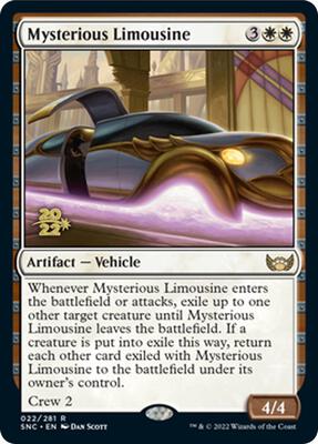 Mysterious Limousine card from Prerelease Cards